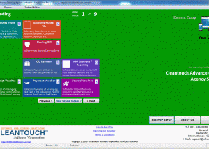 Cleantouch Advance Clearing Agency screenshot