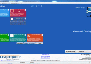 software - Cleantouch Clearing Agency (CAS) 1.0 screenshot