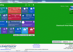 software - Cleantouch Hotel Management System 1.0 screenshot