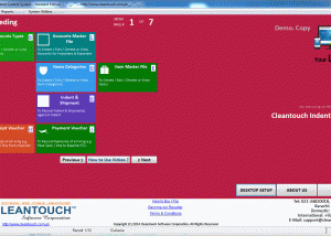 Cleantouch Indent Control System screenshot