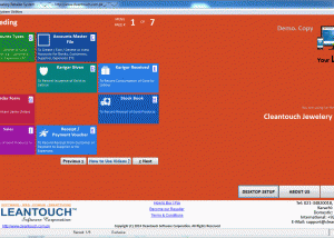 Cleantouch Jewelery Retailer System screenshot