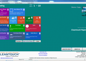 software - Cleantouch Paper Trading Control (PTC) 1.0 screenshot