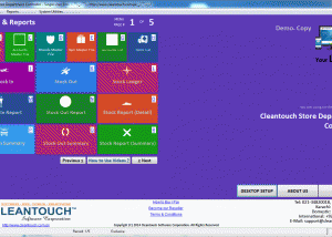software - Cleantouch Store Department Controller 1.0 screenshot