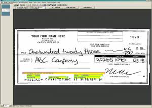 ClearCheck21 MICR Reader screenshot
