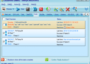 software - CloudsRAID 10.0.3.6 screenshot