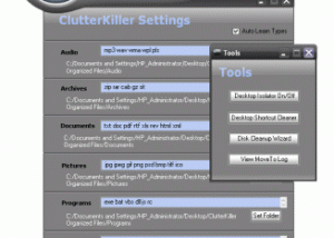 ClutterKiller screenshot