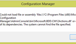 software - CM2012 Console MDT Integration Error Fix 1.1 screenshot