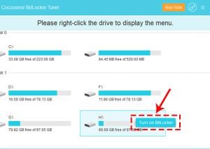 Cocosenor BitLocker Tuner screenshot