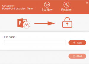 Cocosenor PowerPoint Unprotect Tuner screenshot