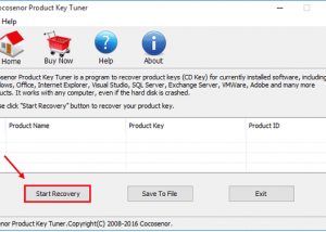 software - Cocosenor Product Key Tuner 3.1.0 screenshot