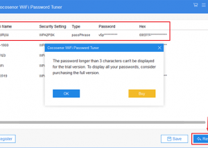 software - Cocosenor WiFi Password Tuner 3.1.1 screenshot