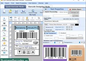 Code-39 Barcode Software screenshot