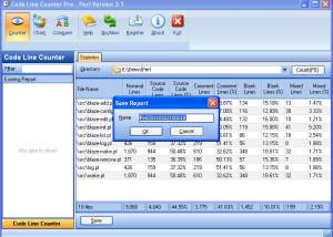 software - Code Line Counter Pro - Perl Version 7.5 screenshot