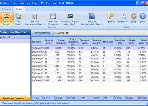 software - Code Line Counter Pro - VB Version 7.5 screenshot