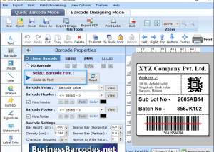 software - Code11Barcode Generate Application 14.2 screenshot