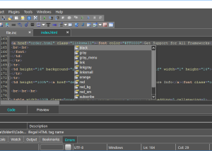 software - CodeLobster IDE for Linux 2.5.0 screenshot