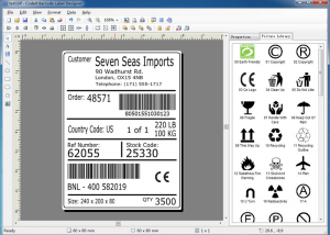 CodeX Barcode Label Designer screenshot