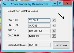 software - Color Finder 1.0 screenshot