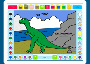 Coloring Book 2: Dinosaurs screenshot