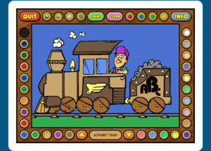 software - Coloring Book 5: Alphabet Train 4.22.79 screenshot