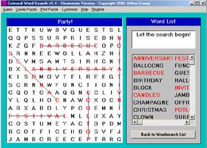 software - Colossal Word Search 3.1 screenshot