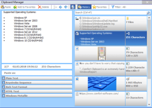 software - Comfort Clipboard Pro 9.5 screenshot