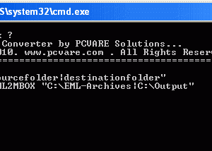 software - Command Line EML to MBOX Converter 5.02 screenshot