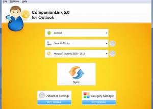 CompanionLink for Outlook screenshot