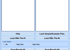 Compare Two XML Files Software screenshot