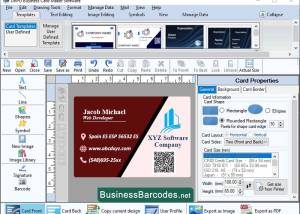 software - Compatible Business Card Creator 7.2.9.6 screenshot