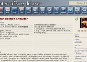 software - Computer Cuisine Deluxe 7.0 screenshot