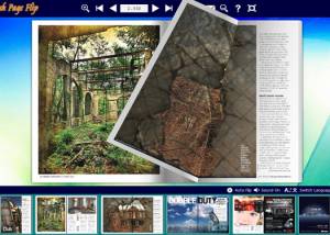 software - Concise Background Theme for Flash Book 1.0 screenshot