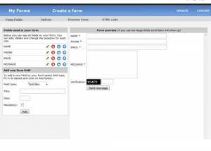 Contact Form Generator by StivaSoft screenshot