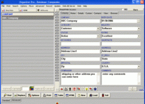 software - Contact Organizer Pro 3.2b screenshot