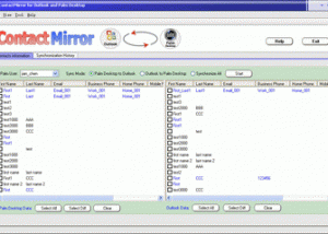 ContactMirror screenshot