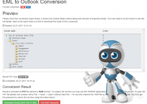 software - Conversion Robot 2.1 screenshot