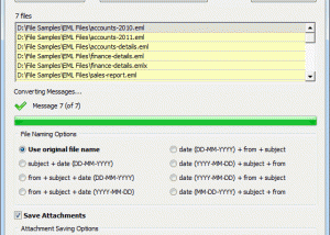 software - Convert EML to PDF 6.8 screenshot