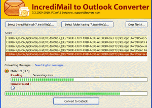 software - Convert Incredimail to Outlook 6.04 screenshot