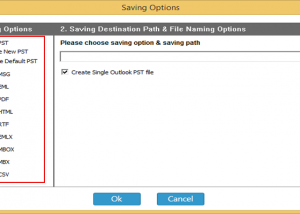 software - Convert MBOX file to CSV 5.3 screenshot