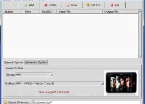 software - Convert MPEG MP4 2.0.1 screenshot
