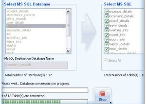 software - Convert MSSQL database 3.0.1.5 screenshot