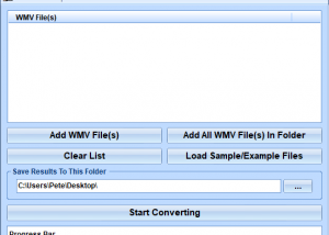 software - Convert Multiple WMV Files To AVI Files Software 7.0 screenshot