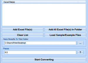 software - Convert Multiple XLS Files To OpenOffice ODS Files Software 7.0 screenshot