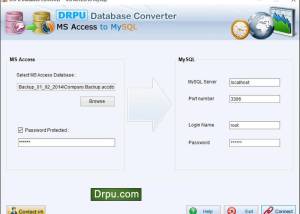 Convert MySQL To MSSQL DB screenshot