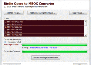 software - Convert Opera to MBOX 1.3 screenshot