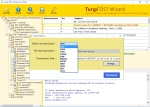 software - Convert OST to PST 4.0 screenshot