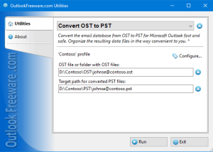 Convert OST to PST for Outlook screenshot