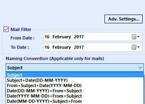 software - Convert PST Files to PDF 7.0 screenshot