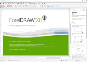 software - CorelDRAW X8 18.0.0.450 screenshot