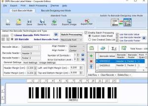 software - Corporate Barcode Sticker Designing Tool 8.3.0.2 screenshot